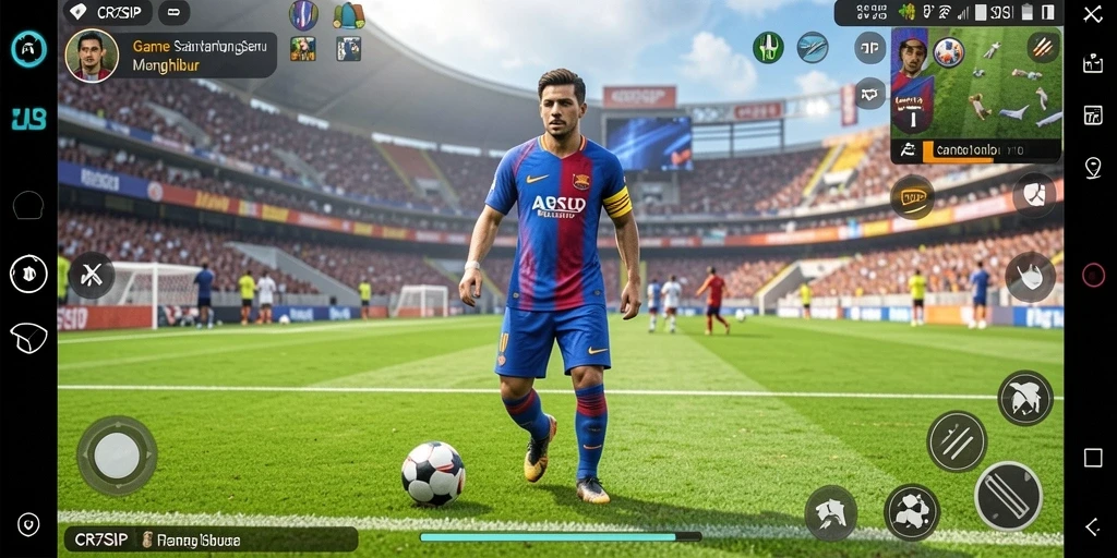 Tampilan menarik dari gameplay <strong>CR7SIP</strong> yang menyenangkan.