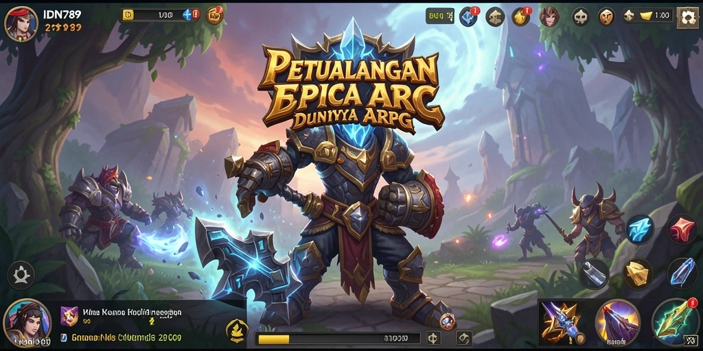 Tampilan gameplay seru dalam IDN789 yang menampilkan pertarungan hebat.
