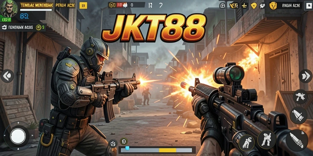 Tampilan aksi seru dalam gameplay JKT88 yang memukau.