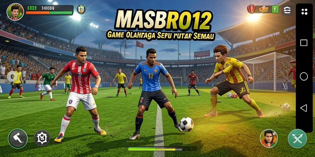 Tangkapan layar dari gameplay MASBRO12 yang menegangkan dan seru.