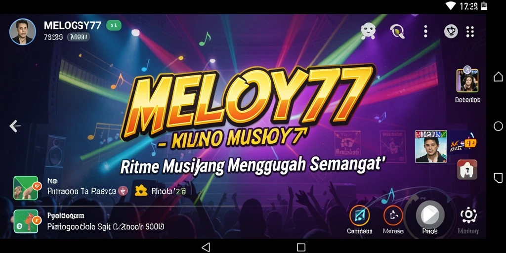 Tampilan gameplay MELODY77 yang menarik dan interaktif.