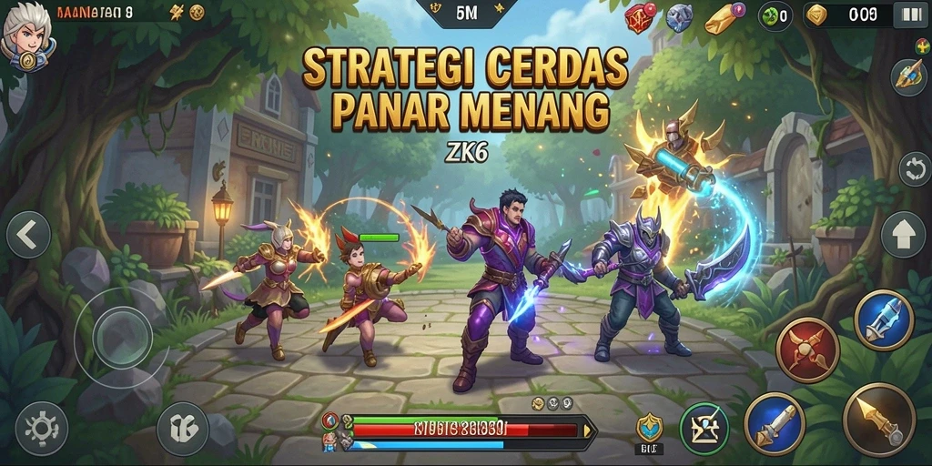 Tampilan menarik dari gameplay ZK6 yang penuh strategi.